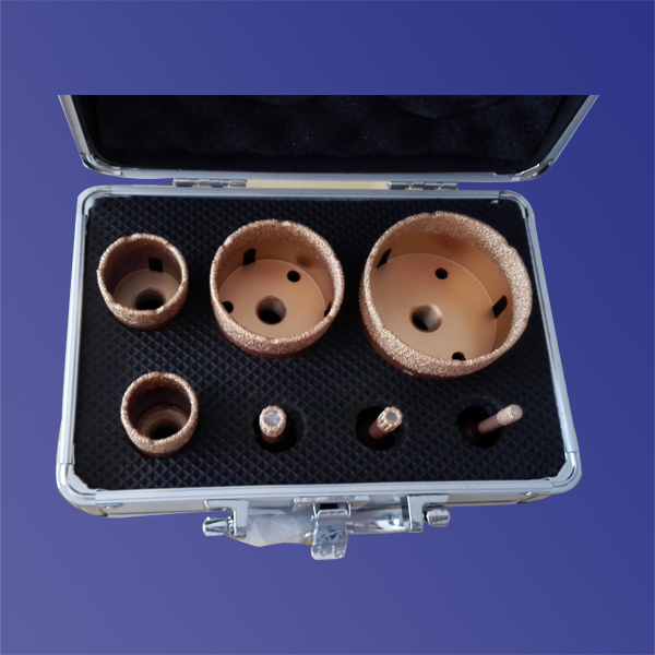 BRZAED DIAMOND HOLE SAW (7PCS SET)